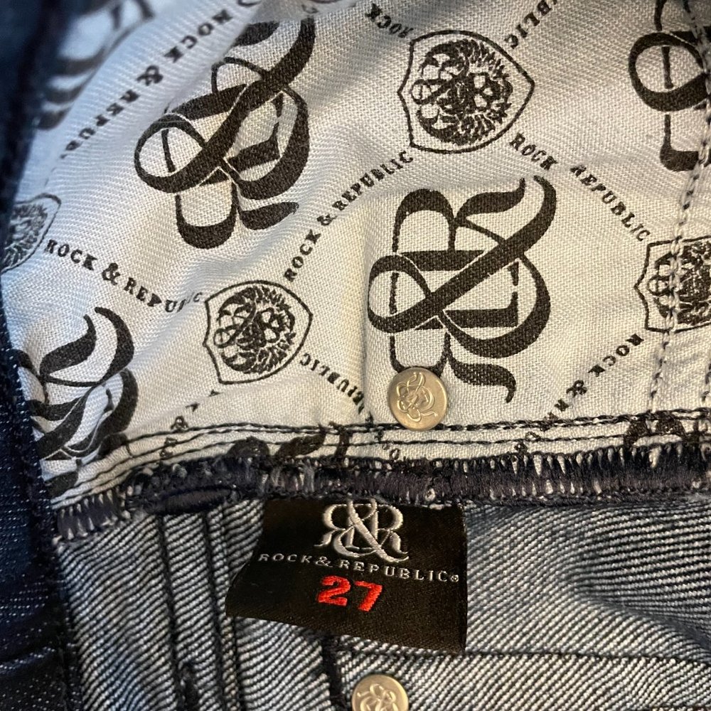 Rock & Republic Kasandra Boot Cut Jeans Women's Size 27 / Women's Size 4 - Picture 4 of 5